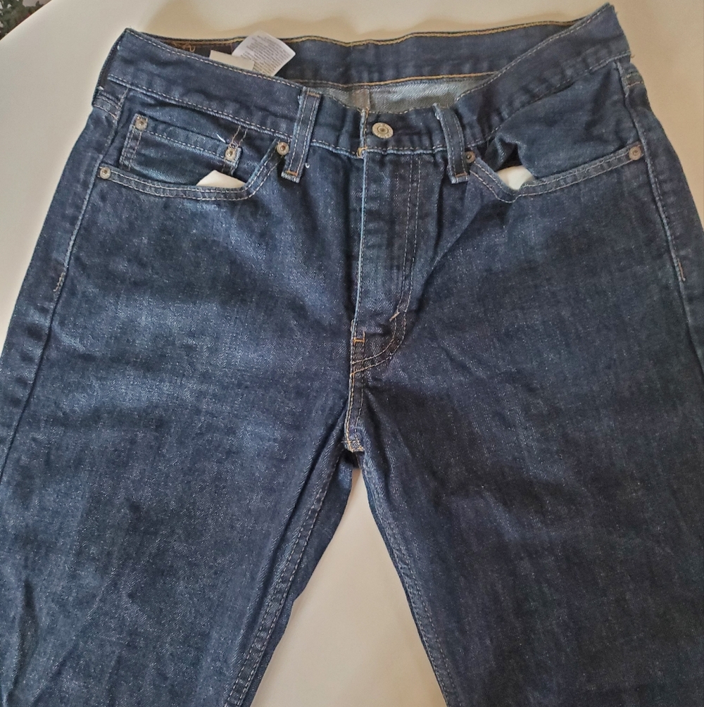 Levi's 514 Dark Blue Straight Men's Jeans Size 32 x 32
